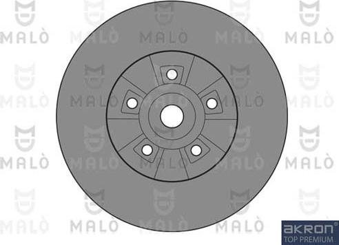 AKRON-MALÒ 1110482 - Спирачен диск vvparts.bg