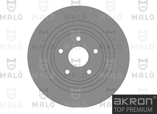 AKRON-MALÒ 1110611 - Спирачен диск vvparts.bg