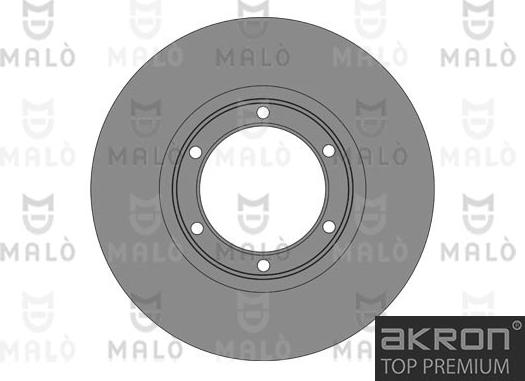 AKRON-MALÒ 1110613 - Спирачен диск vvparts.bg