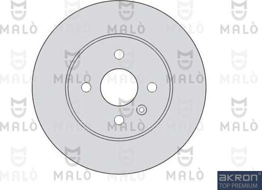 AKRON-MALÒ 1110046 - Спирачен диск vvparts.bg