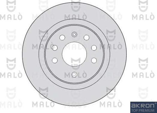 AKRON-MALÒ 1110041 - Спирачен диск vvparts.bg