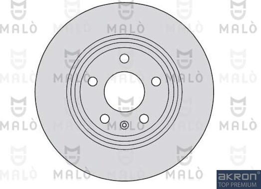 AKRON-MALÒ 1110058 - Спирачен диск vvparts.bg