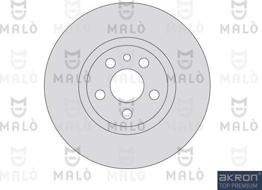 AKRON-MALÒ 1110064 - Спирачен диск vvparts.bg