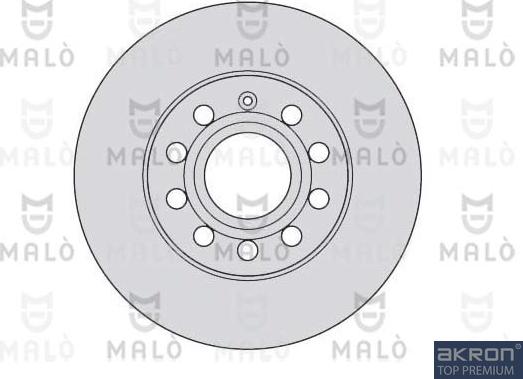 AKRON-MALÒ 1110062 - Спирачен диск vvparts.bg