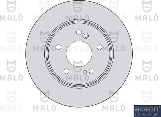 AKRON-MALÒ 1110009 - Спирачен диск vvparts.bg