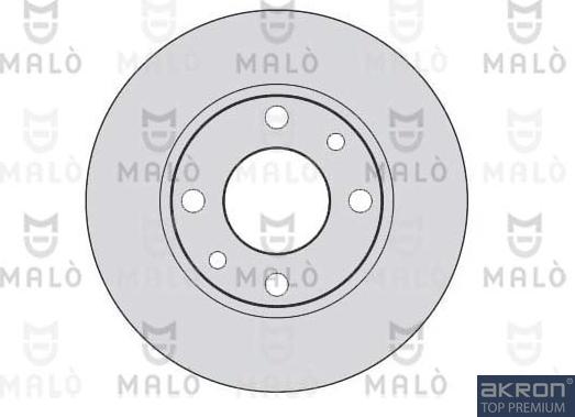 AKRON-MALÒ 1110004 - Спирачен диск vvparts.bg