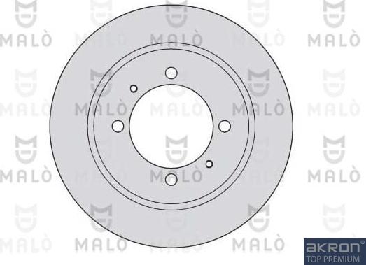 AKRON-MALÒ 1110018 - Спирачен диск vvparts.bg