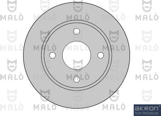 AKRON-MALÒ 1110012 - Спирачен диск vvparts.bg