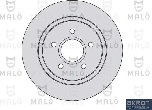 AKRON-MALÒ 1110036 - Спирачен диск vvparts.bg