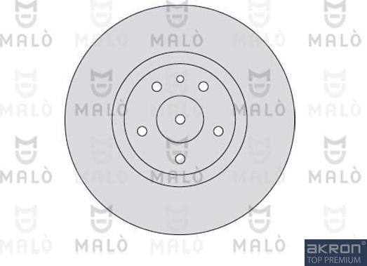 AKRON-MALÒ 1110032 - Спирачен диск vvparts.bg