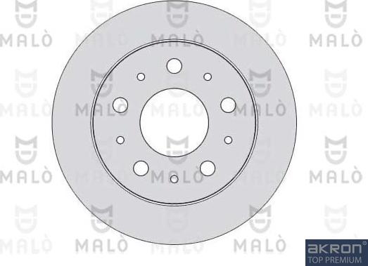 AKRON-MALÒ 1110037 - Спирачен диск vvparts.bg