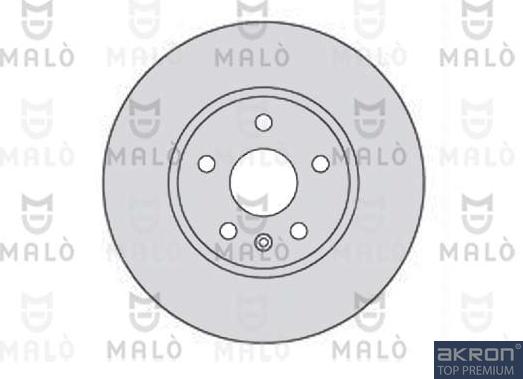 AKRON-MALÒ 1110142 - Спирачен диск vvparts.bg