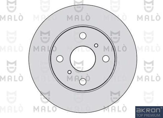 AKRON-MALÒ 1110159 - Спирачен диск vvparts.bg