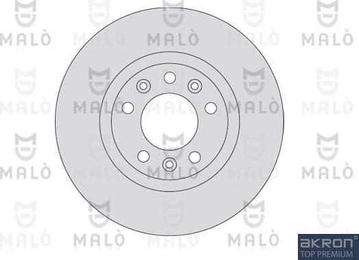 AKRON-MALÒ 1110153 - Спирачен диск vvparts.bg