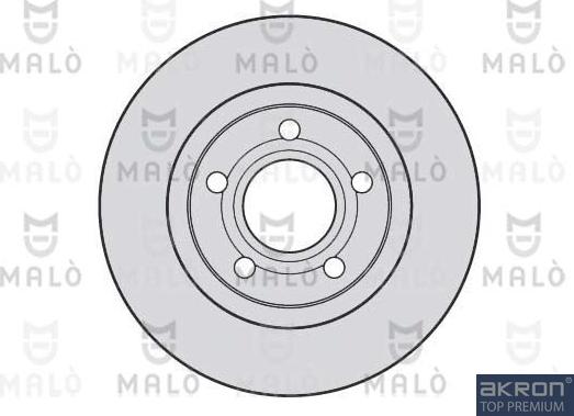 AKRON-MALÒ 1110164 - Спирачен диск vvparts.bg