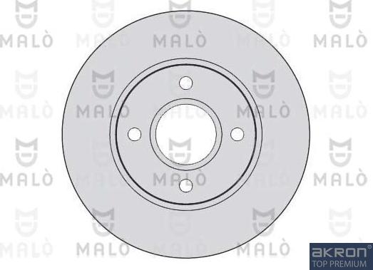 AKRON-MALÒ 1110160 - Спирачен диск vvparts.bg