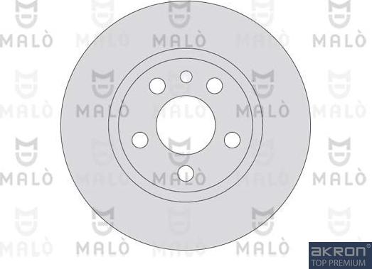 AKRON-MALÒ 1110168 - Спирачен диск vvparts.bg