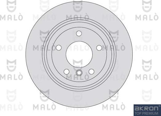 AKRON-MALÒ 1110100 - Спирачен диск vvparts.bg