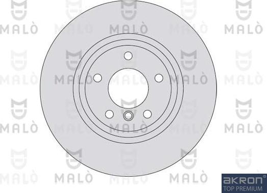 AKRON-MALÒ 1110108 - Спирачен диск vvparts.bg