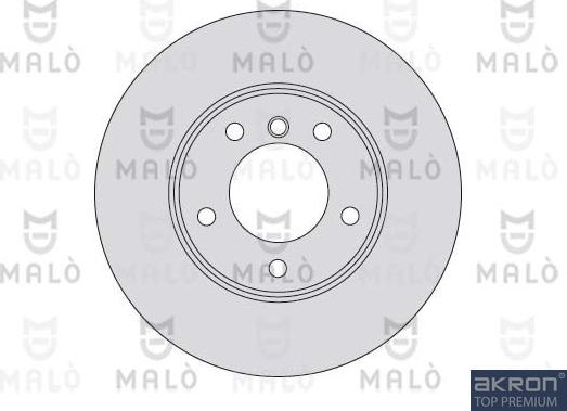 AKRON-MALÒ 1110119 - Спирачен диск vvparts.bg
