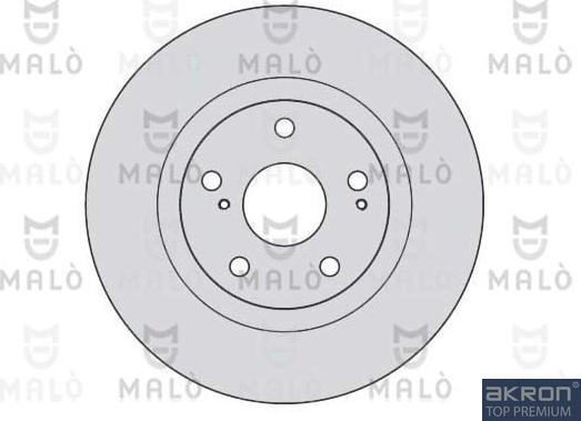 AKRON-MALÒ 1110117 - Спирачен диск vvparts.bg