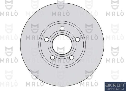 AKRON-MALÒ 1110139 - Спирачен диск vvparts.bg