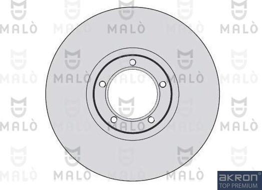 AKRON-MALÒ 1110170 - Спирачен диск vvparts.bg