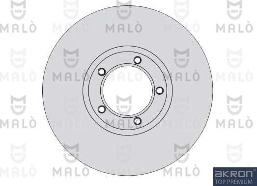 AKRON-MALÒ 1110171 - Спирачен диск vvparts.bg