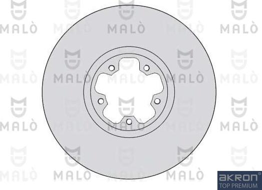 AKRON-MALÒ 1110177 - Спирачен диск vvparts.bg