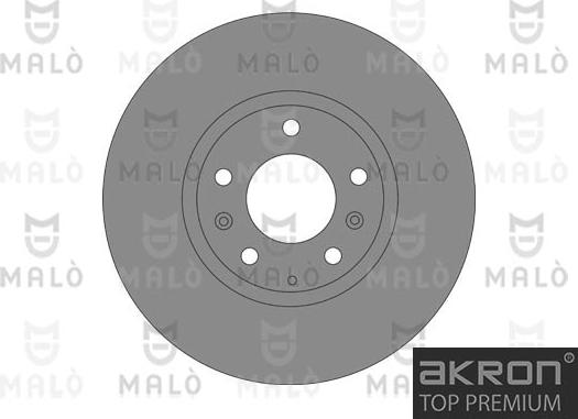 AKRON-MALÒ 1110807 - Спирачен диск vvparts.bg