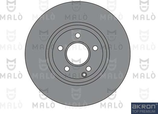 AKRON-MALÒ 1110351 - Спирачен диск vvparts.bg