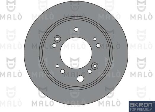 AKRON-MALÒ 1110369 - Спирачен диск vvparts.bg