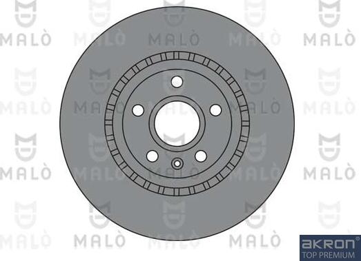 AKRON-MALÒ 1110371 - Спирачен диск vvparts.bg