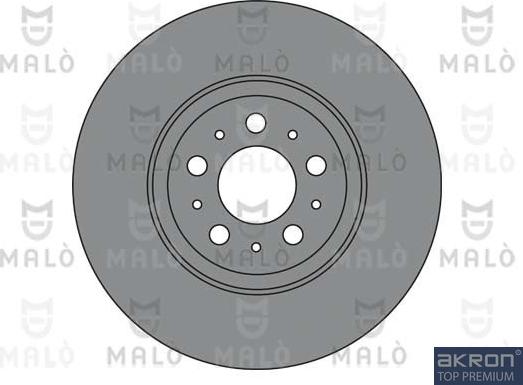 AKRON-MALÒ 1110295 - Спирачен диск vvparts.bg