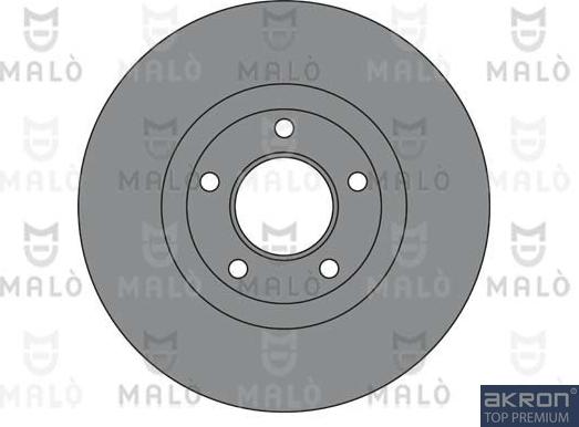 AKRON-MALÒ 1110296 - Спирачен диск vvparts.bg