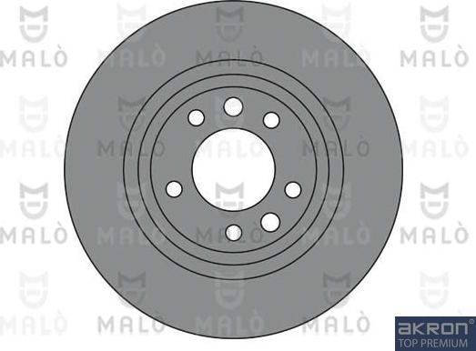 AKRON-MALÒ 1110242 - Спирачен диск vvparts.bg