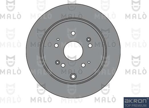 AKRON-MALÒ 1110253 - Спирачен диск vvparts.bg