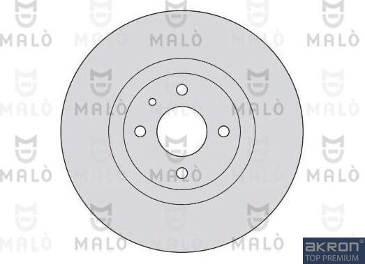 AKRON-MALÒ 1110204 - Спирачен диск vvparts.bg
