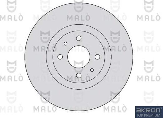 AKRON-MALÒ 1110205 - Спирачен диск vvparts.bg