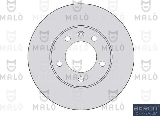 AKRON-MALÒ 1110200 - Спирачен диск vvparts.bg