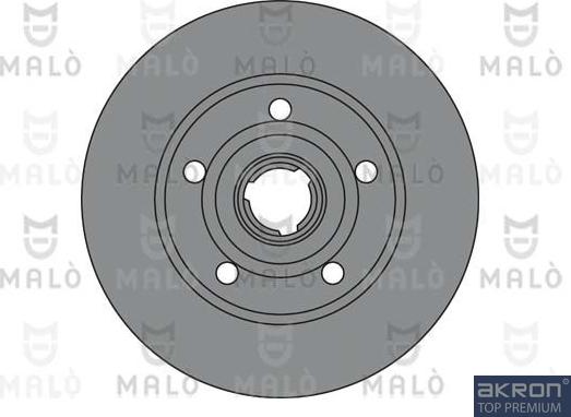 AKRON-MALÒ 1110229 - Спирачен диск vvparts.bg