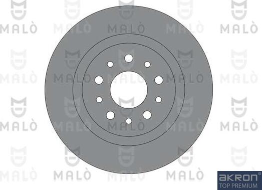 AKRON-MALÒ 1110226 - Спирачен диск vvparts.bg