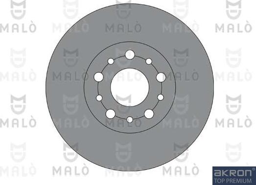 AKRON-MALÒ 1110223 - Спирачен диск vvparts.bg