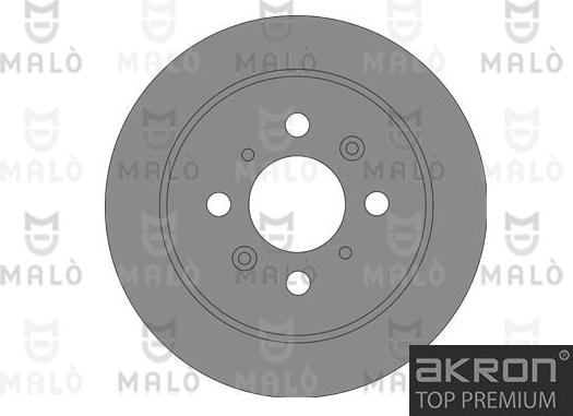 AKRON-MALÒ 1110760 - Спирачен диск vvparts.bg