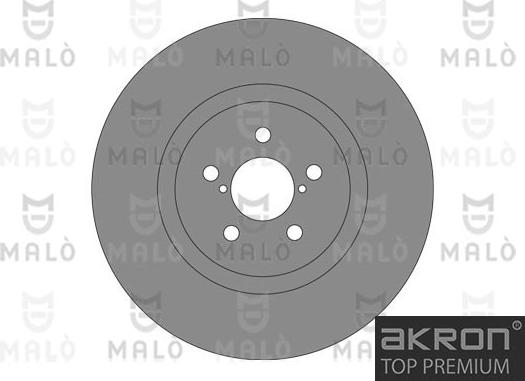 AKRON-MALÒ 1110737 - Спирачен диск vvparts.bg