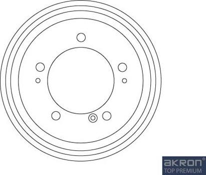 AKRON-MALÒ 1120093 - Спирачен барабан vvparts.bg