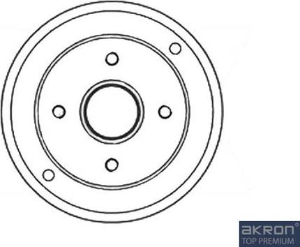 AKRON-MALÒ 1120059 - Спирачен барабан vvparts.bg