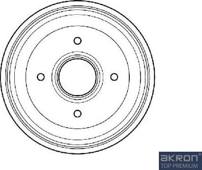 AKRON-MALÒ 1120063 - Спирачен барабан vvparts.bg