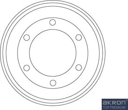 AKRON-MALÒ 1120089 - Спирачен барабан vvparts.bg