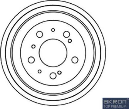 AKRON-MALÒ 1120085 - Спирачен барабан vvparts.bg